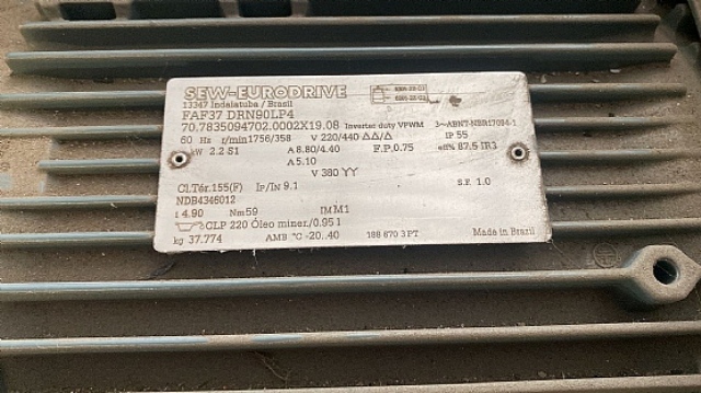 Motor el�trico 3 cv