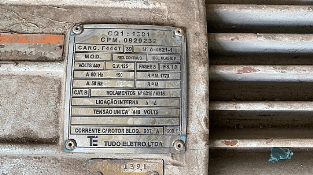 Motor el�trico 125 cv