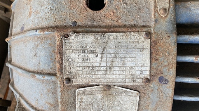 Motor el�trico b�falo 50 cv