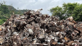 Sucata mista prensada